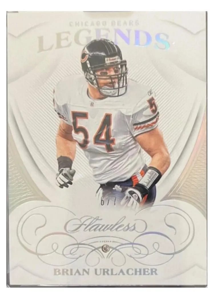 2019 Panini Flawless Base Ruby Brian Urlacher #76 card