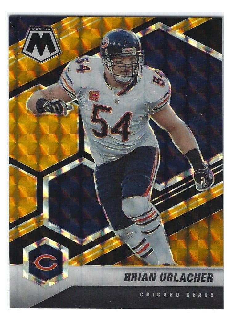 2021 Panini Mosaic Base Set Brian Urlacher #41 card