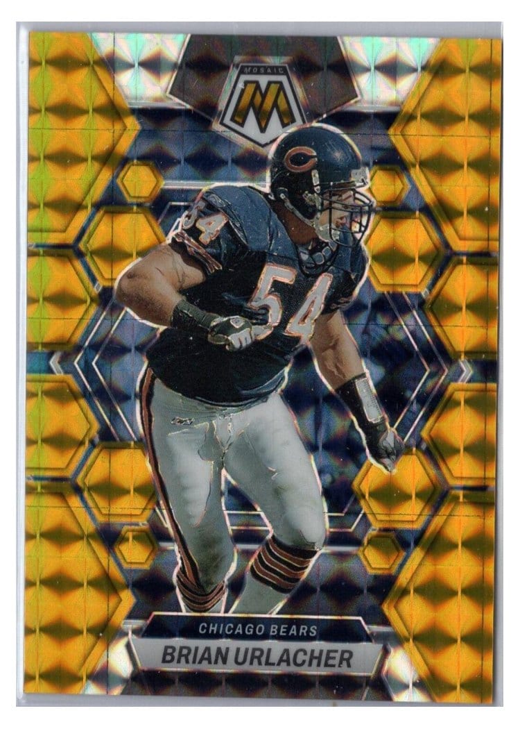 2023 Panini Mosaic Base Set Brian Urlacher Gold #36 card