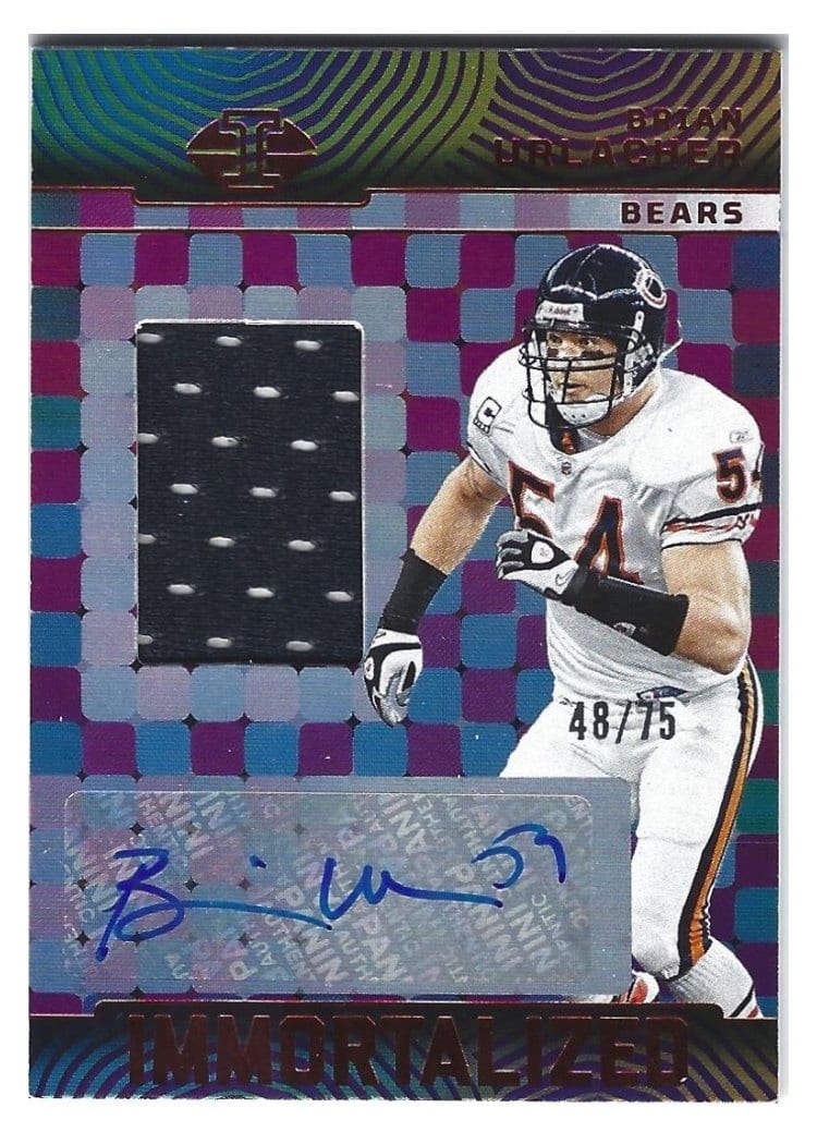 2024 Panini Illusions Immortalized Jersey Autographs Brian Urlacher #27 card