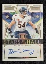 2024 Panini Impeccable Stars of the Hall Autographs Brian Urlacher #5 card