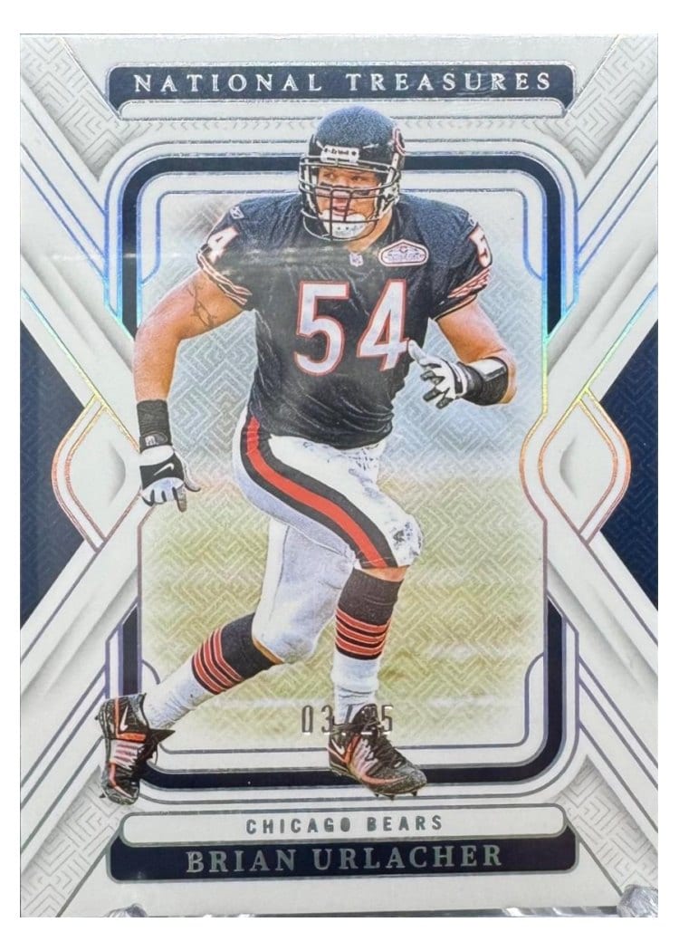 2024 Panini National Treasures Base Set Brian Urlacher #19 card