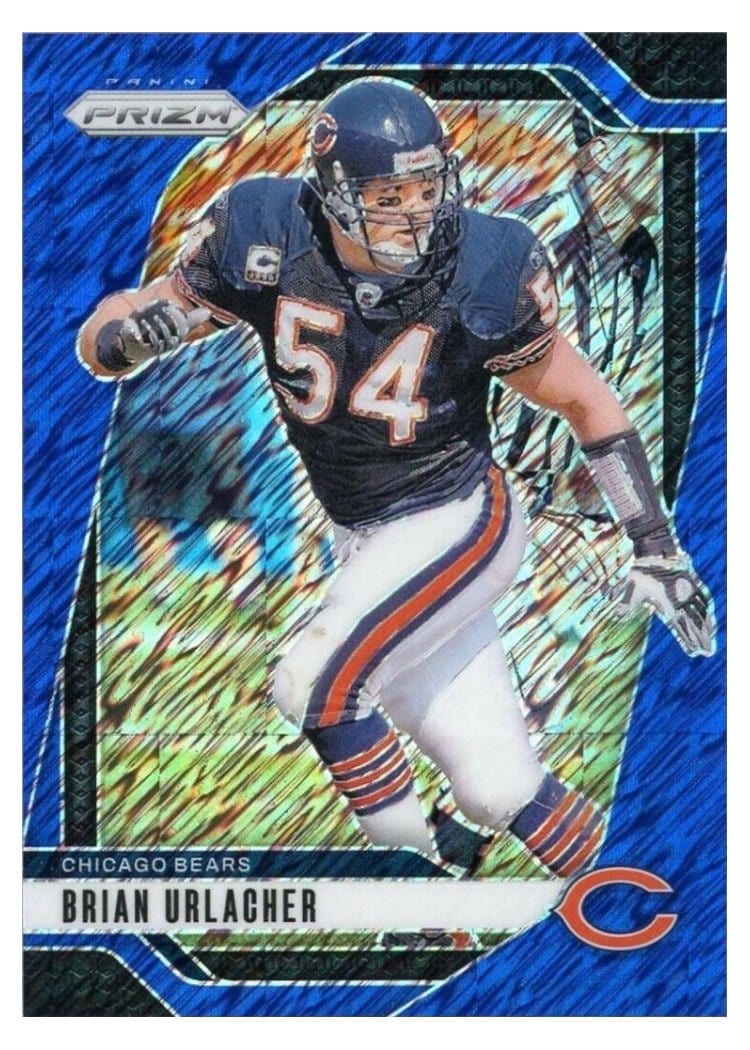 2024 Panini Prizm Base Set Brian Urlacher Blue Shimmer #52 card