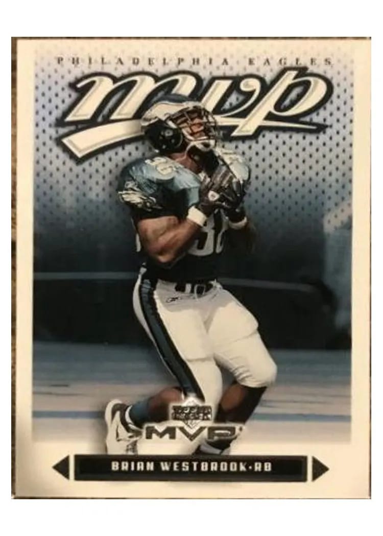 2003 Upper Deck MVP Brian Westbrook #26 card