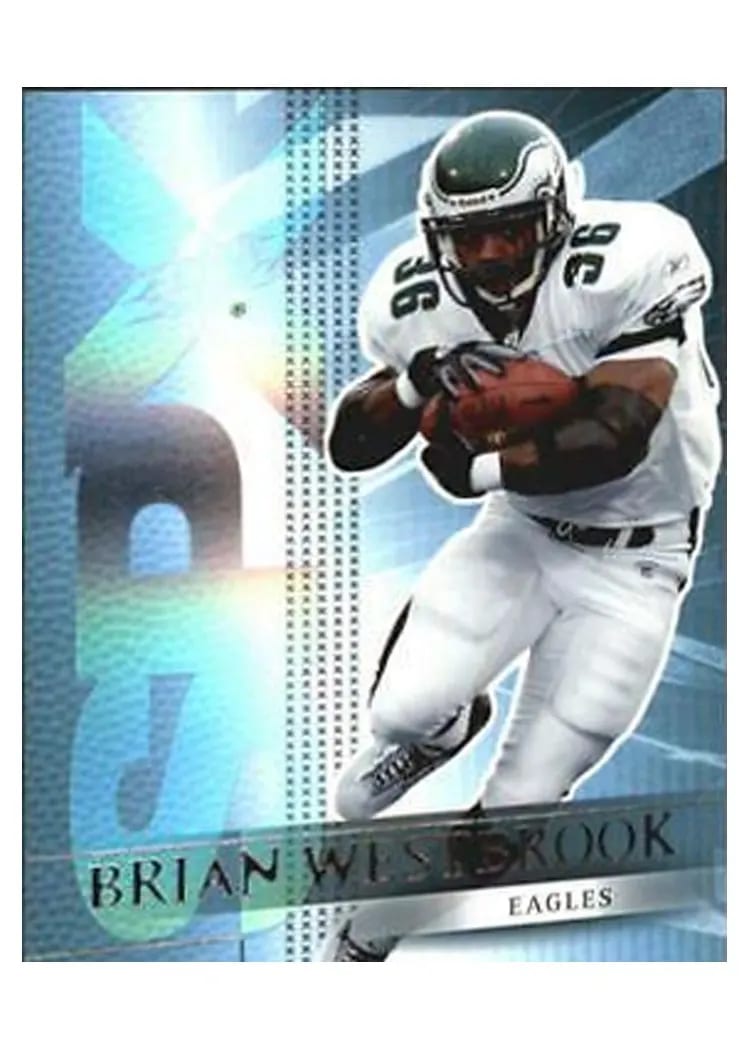 2004 Spx Brian Westbrook #75 card