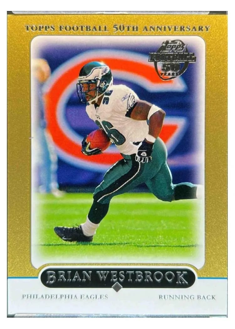2005 Topps Brian Westbrook #1 card