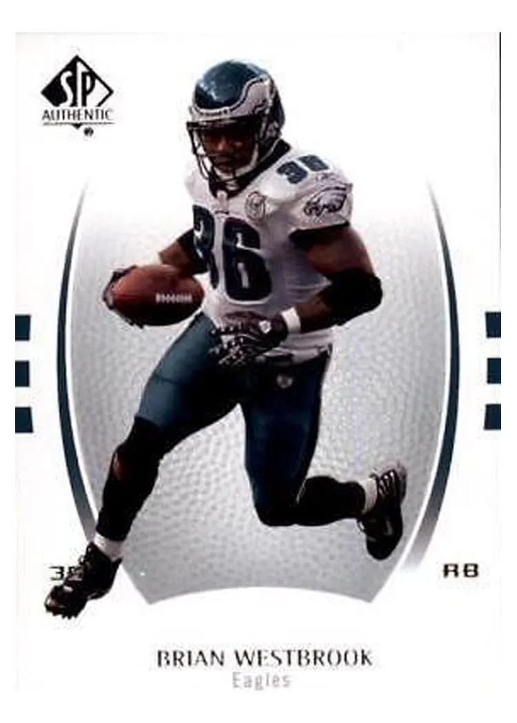 2007 SP Authentic Brian Westbrook #12 card