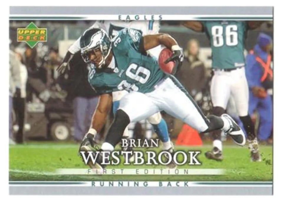 2007 Upper Deck First Edition Brian Westbrook #73 card