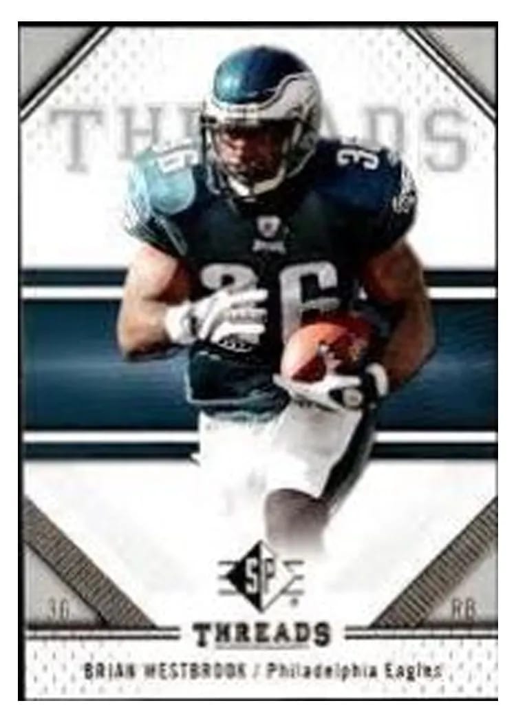2009 SP Threads Brian Westbrook #14 card