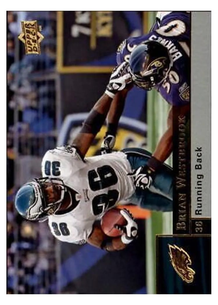 2009 Upper Deck Brian Westbrook #143 card