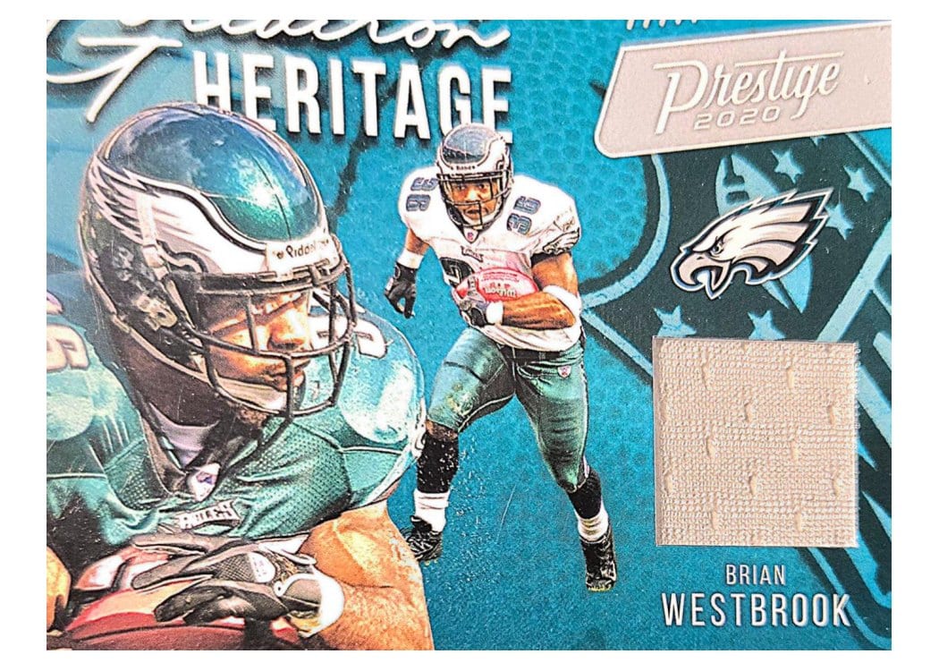 2020 Panini Prestige Gridiron Heritage Brian Westbrook #GH-BW card