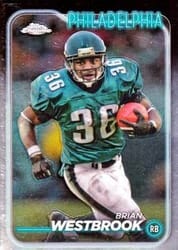 2024 Topps Chrome Base Set Brian Westbrook #156 card