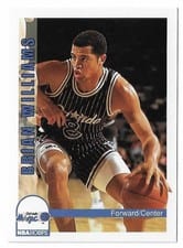 1992-93 Hoops Base Set Brian Williams #168 card