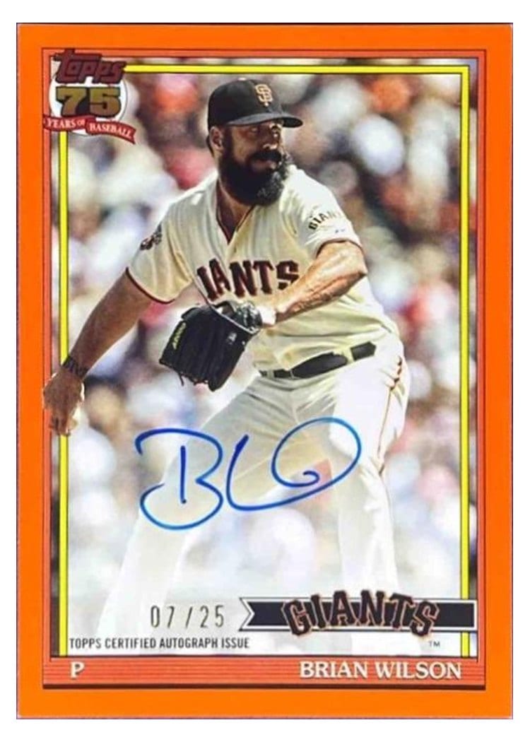 2026 Topps 1991 Topps Autographs Brian Wilson #91A-BWI card