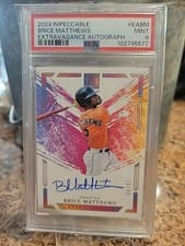 2024 Panini Impeccable Extravagance Autographs Brice Matthews #EA-BM