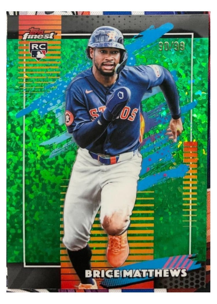 2026 Topps Finest Brice Matthews #140 card