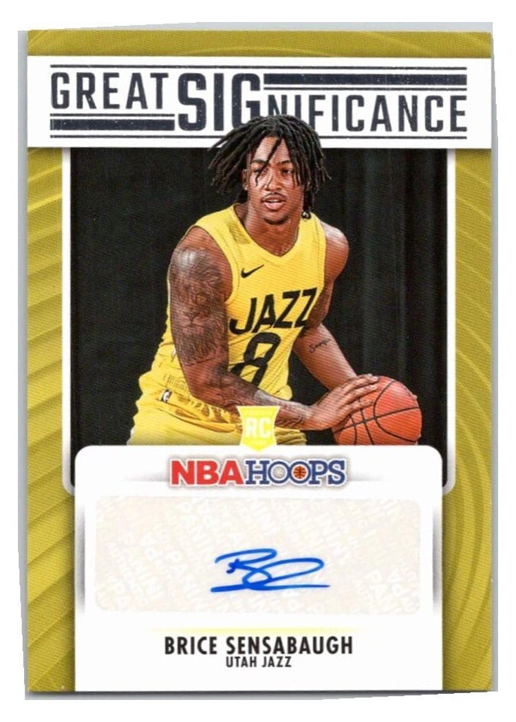 2023-24 Hoops Great SIGnificance Brice Sensabaugh #GS-SEN card