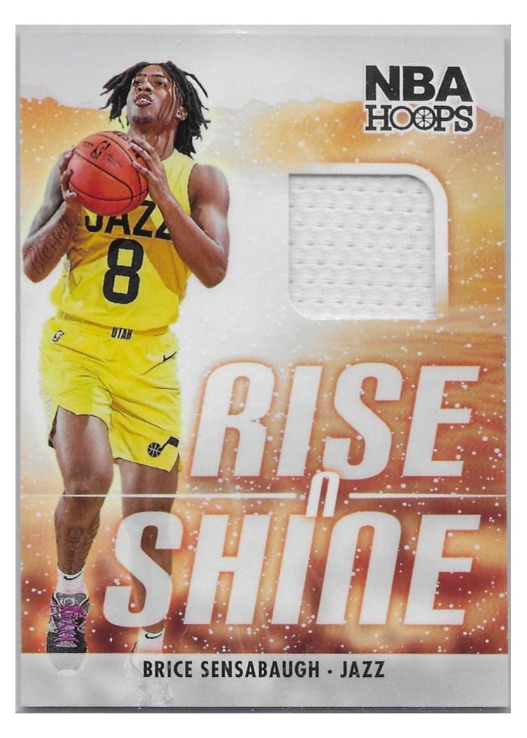 2023-24 Hoops Winter Rise N Shine Memorabilia Brice Sensabaugh #RS-SEN card