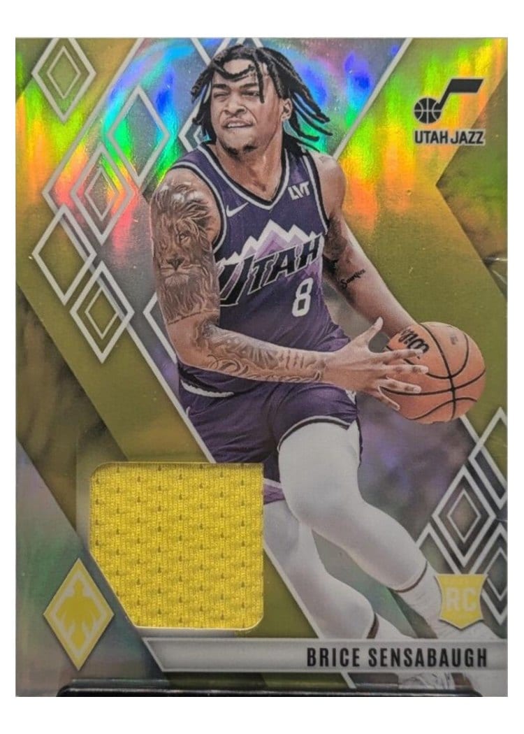 2023-24 Panini Phoenix Rookie Memorabilia Brice Sensabaugh #RM-SEN card