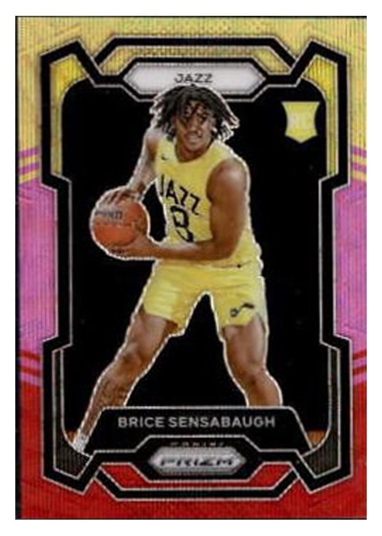 2023-24 Panini Prizm Base Set Brice Sensabaugh Multi Wave #177 card