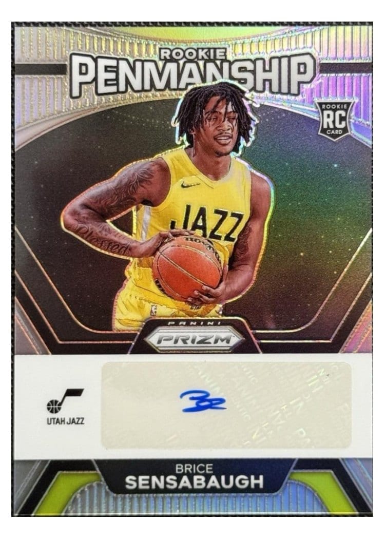 2023-24 Panini Prizm Rookie Penmanship Brice Sensabaugh #RP-SEN card