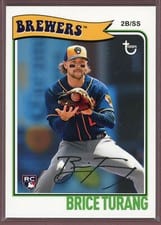2023 Topps Brooklyn Collection Base Set Brice Turang #3 card