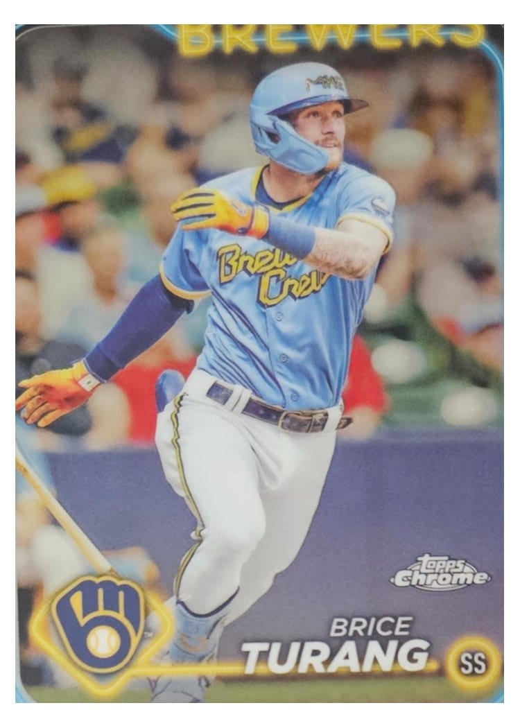 2024 Topps Chrome Base Set Brice Turang #272 card