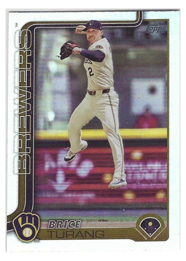 2025 Topps Base Set Brice Turang #45 card