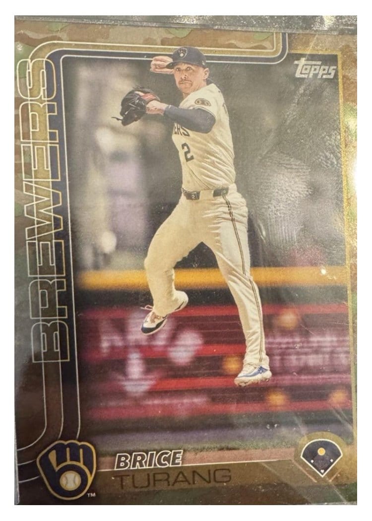 2025 Topps Base Set Brice Turang #45 card