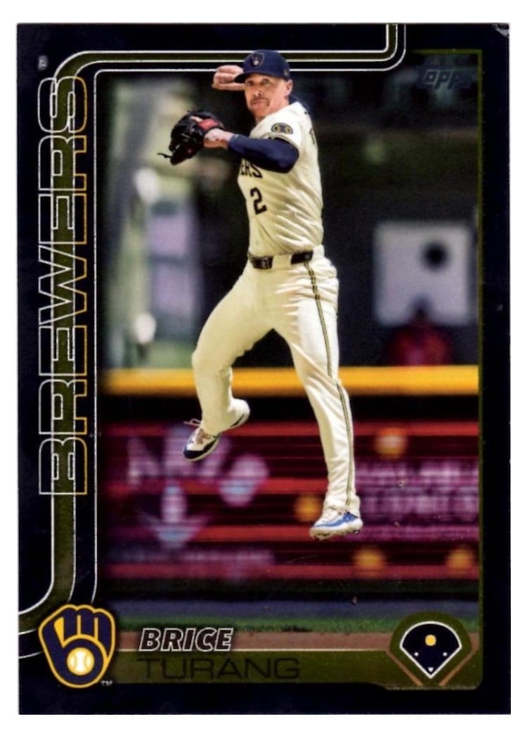2025 Topps Base Set Brice Turang #45 card