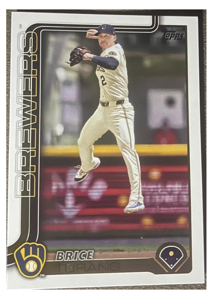 2025 Topps Base Set Brice Turang #45 card