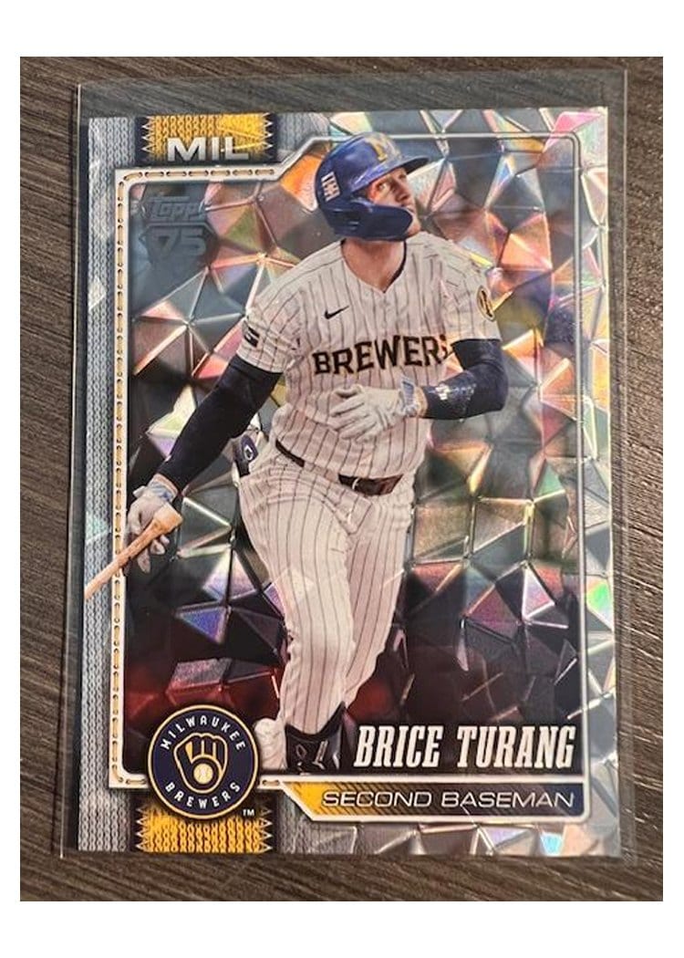 2026 Topps Base Set Brice Turang Diamante #105 card