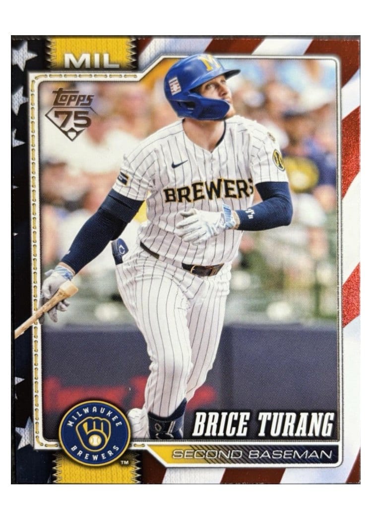 2026 Topps Base Set Brice Turang #105 card