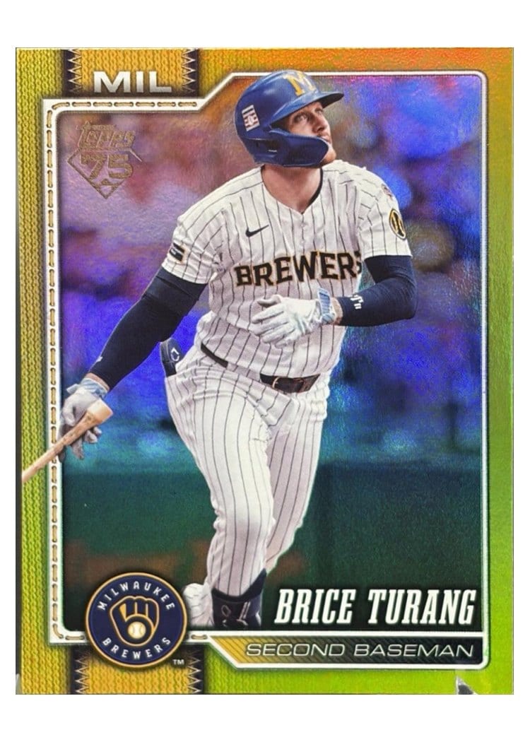 2026 Topps Base Set Brice Turang #105 card