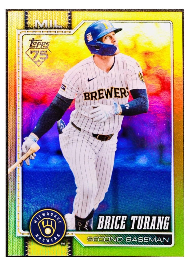 2026 Topps Base Set Brice Turang #105 card