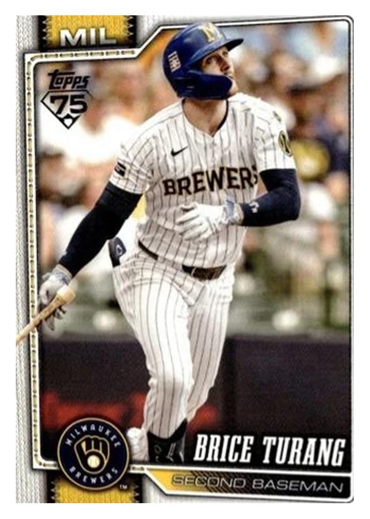 2026 Topps Base Set Brice Turang #105 card