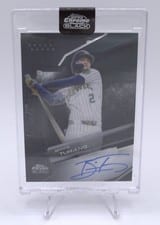 2026 Topps Chrome Black Autographs Brice Turang #CBA-BT card