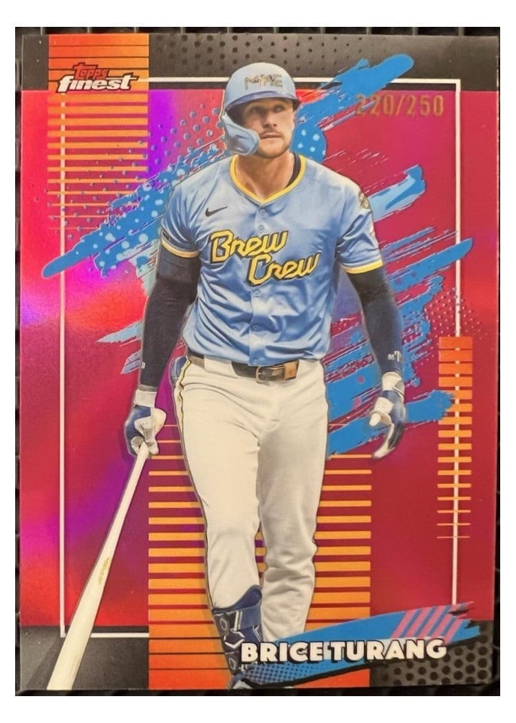 2026 Topps Finest Brice Turang #186 card