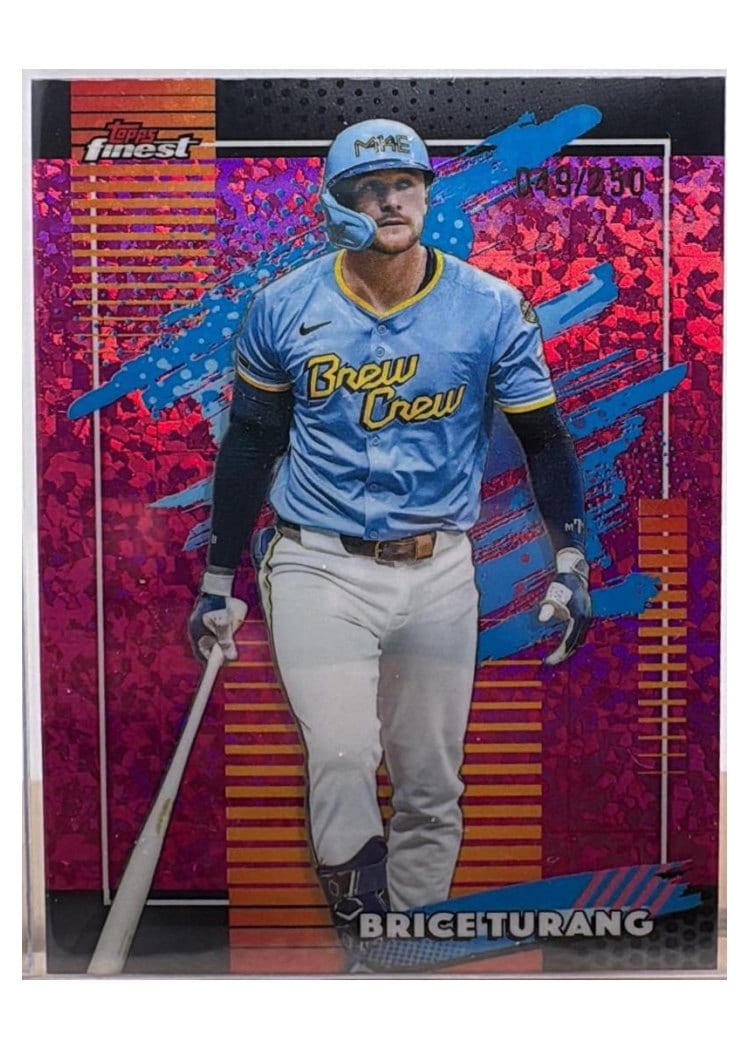 2026 Topps Finest Brice Turang #186 card