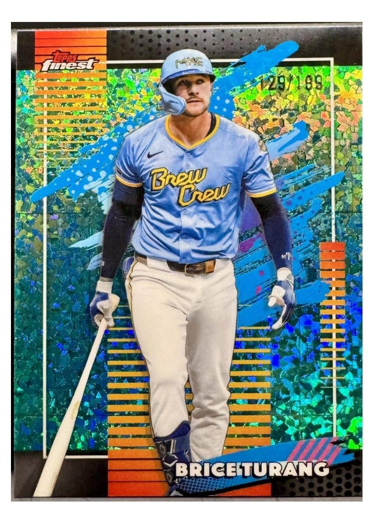2026 Topps Finest Brice Turang #186 card
