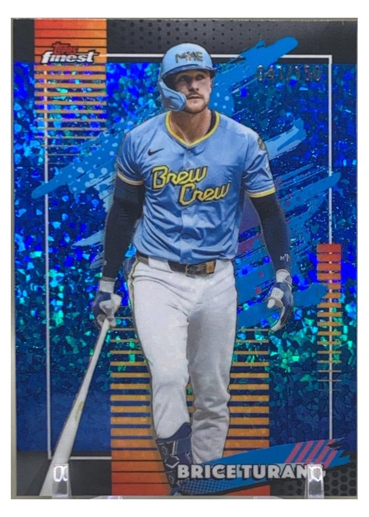 2026 Topps Finest Brice Turang #186 card