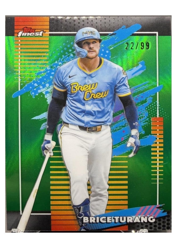 2026 Topps Finest Brice Turang #186 card