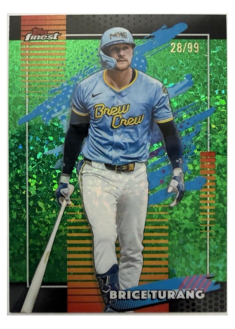 2026 Topps Finest Brice Turang #186 card