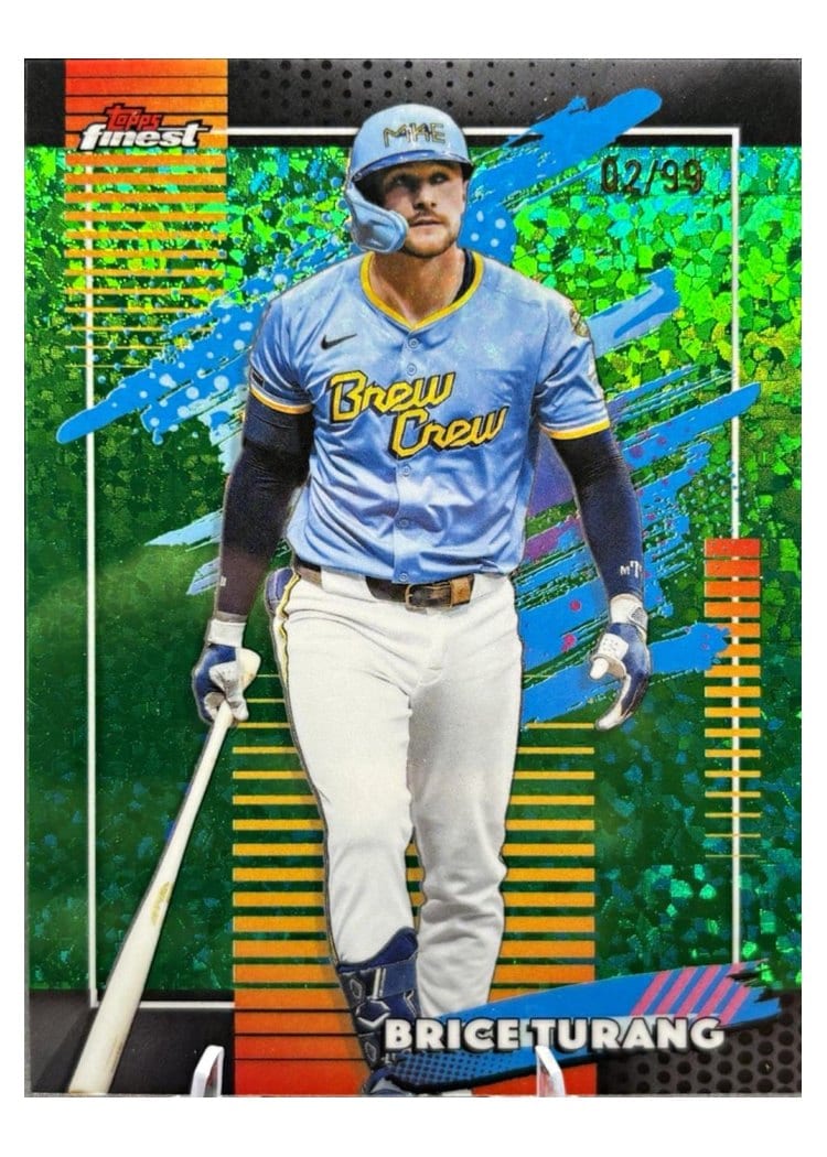 2026 Topps Finest Brice Turang #186 card