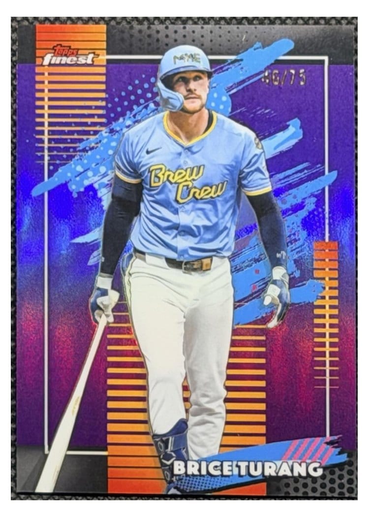 2026 Topps Finest Brice Turang #186 card