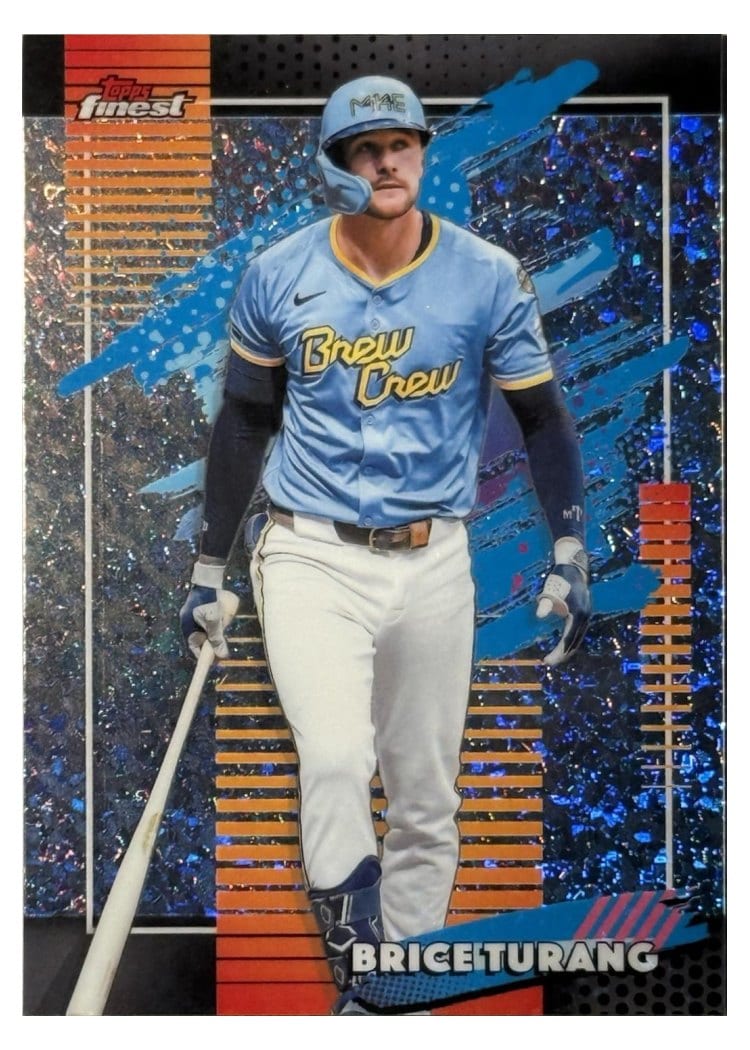 2026 Topps Finest Brice Turang #186 card