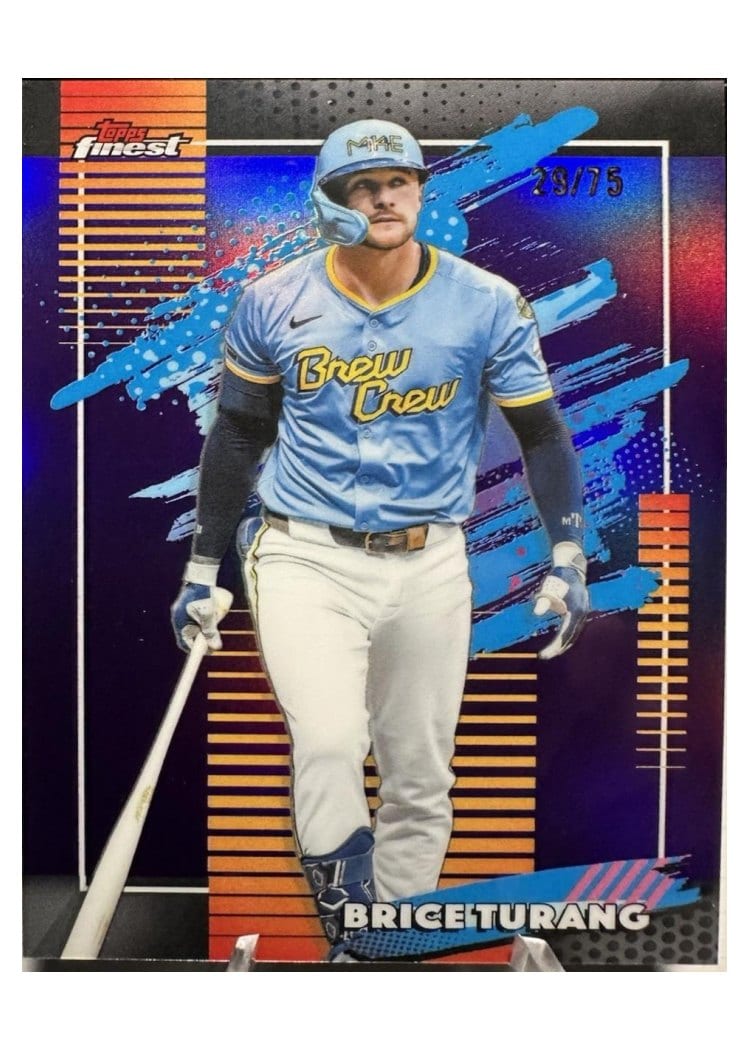 2026 Topps Finest Brice Turang #186 card