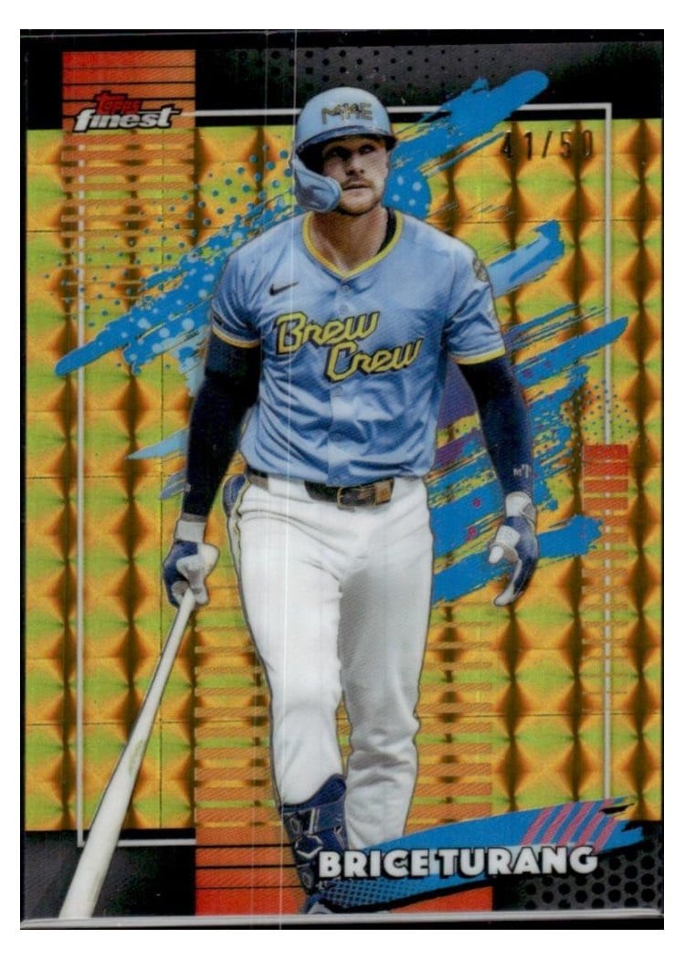 2026 Topps Finest Brice Turang #186 card