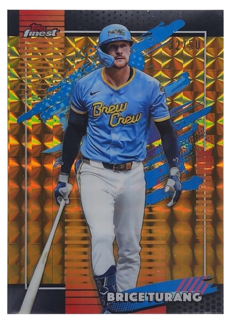 2026 Topps Finest Brice Turang #186 card