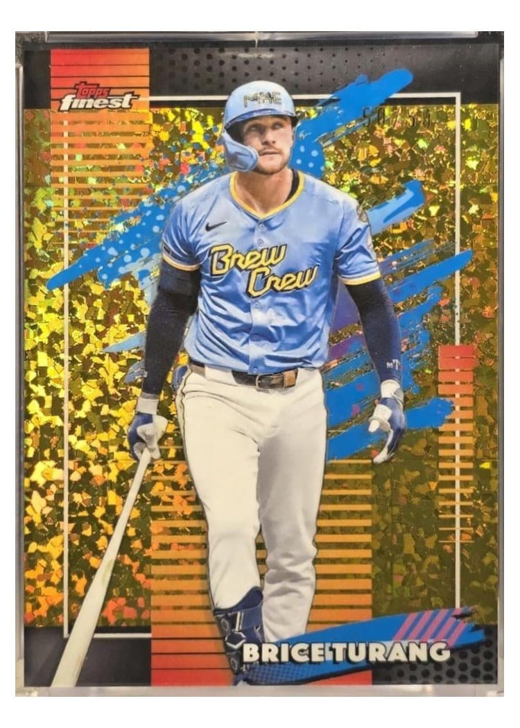 2026 Topps Finest Brice Turang #186 card